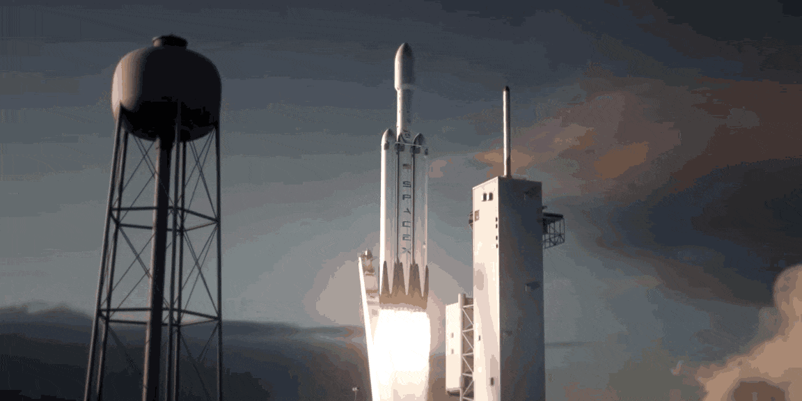 Racheta Falcon Heavy a lui Elon Musk a fost lansată cu succes o nouă
