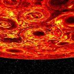 Polul sud al planetei Jupiter